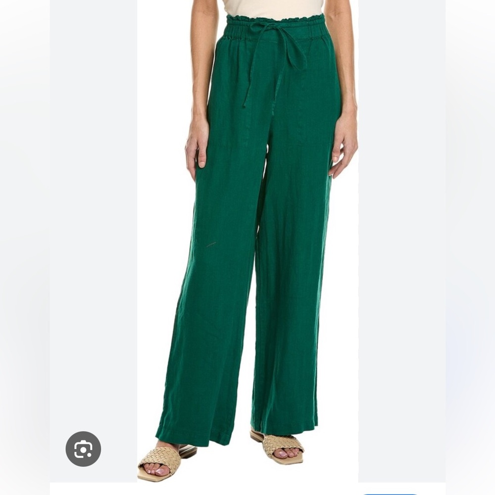 Michael Stars linen Jules pant in Ivy